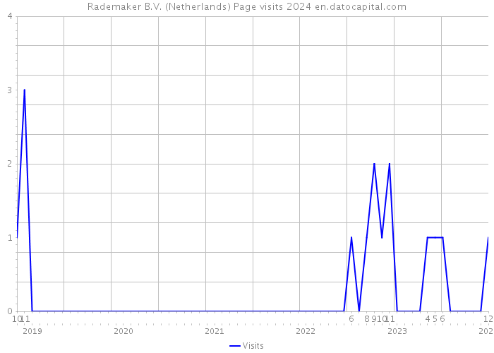 Rademaker B.V. (Netherlands) Page visits 2024 