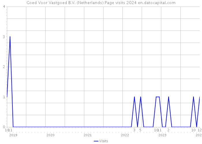 Goed Voor Vastgoed B.V. (Netherlands) Page visits 2024 