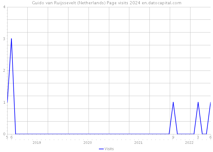 Guido van Ruijssevelt (Netherlands) Page visits 2024 