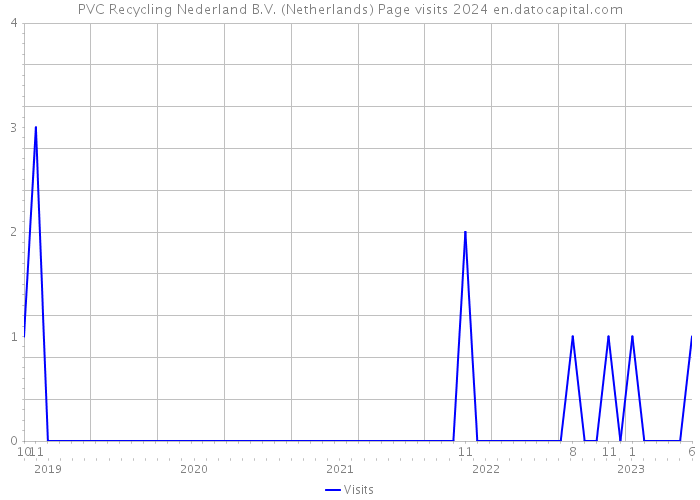 PVC Recycling Nederland B.V. (Netherlands) Page visits 2024 