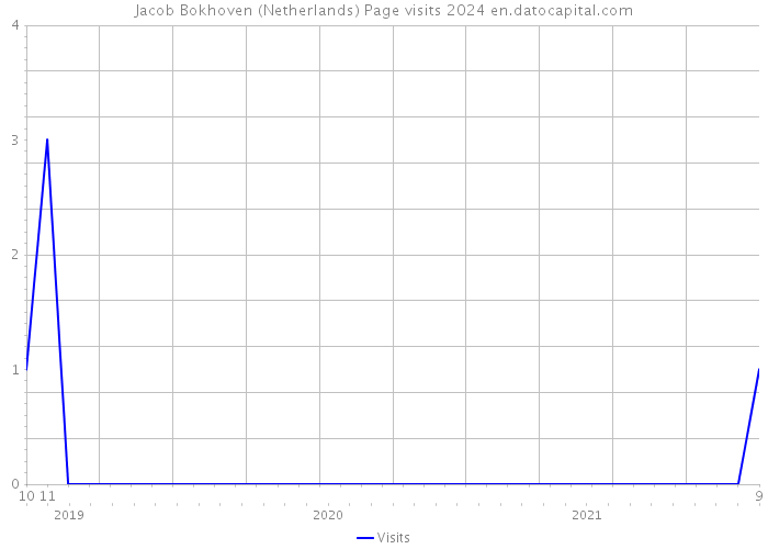 Jacob Bokhoven (Netherlands) Page visits 2024 