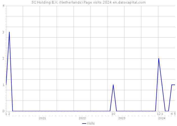 3G Holding B.V. (Netherlands) Page visits 2024 