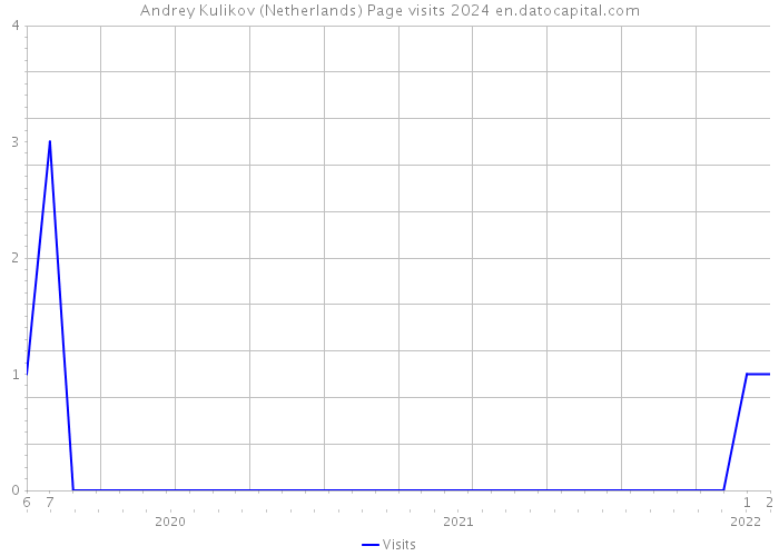 Andrey Kulikov (Netherlands) Page visits 2024 