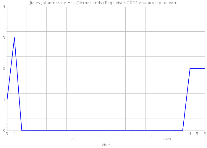Jieles Johannes de Hek (Netherlands) Page visits 2024 