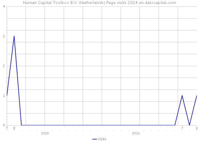 Human Capital Toolbox B.V. (Netherlands) Page visits 2024 