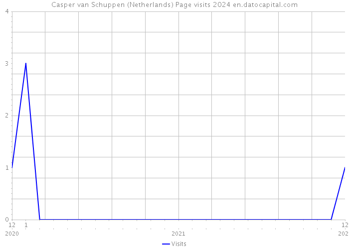 Casper van Schuppen (Netherlands) Page visits 2024 