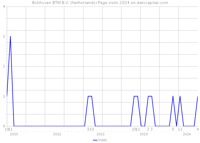 Bokhoven BTM B.V. (Netherlands) Page visits 2024 