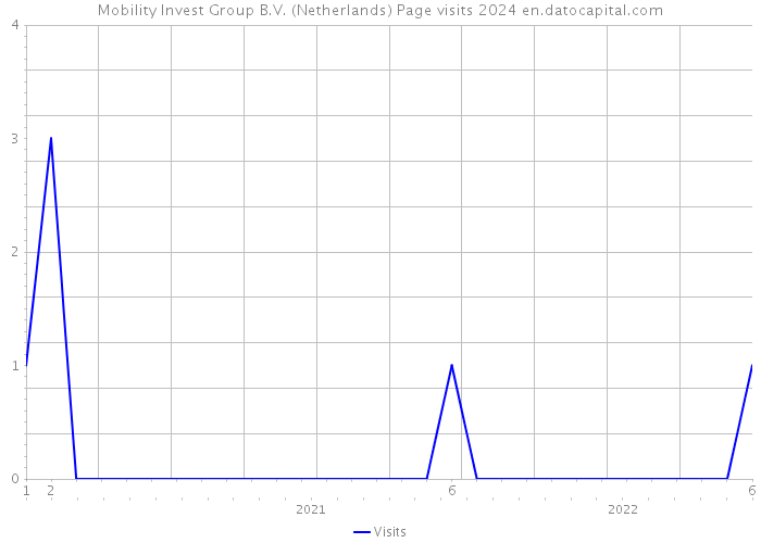 Mobility Invest Group B.V. (Netherlands) Page visits 2024 