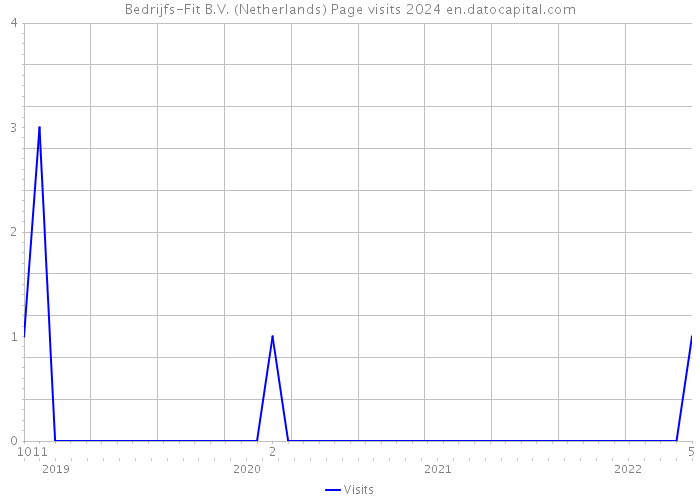 Bedrijfs-Fit B.V. (Netherlands) Page visits 2024 