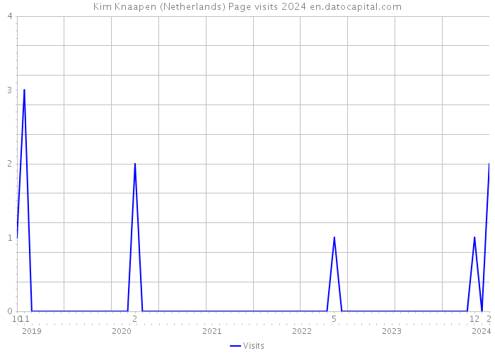 Kim Knaapen (Netherlands) Page visits 2024 