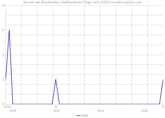 Jeroen van Brummelen (Netherlands) Page visits 2024 