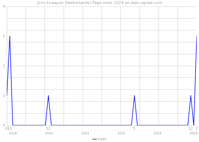 Joris Knaapen (Netherlands) Page visits 2024 