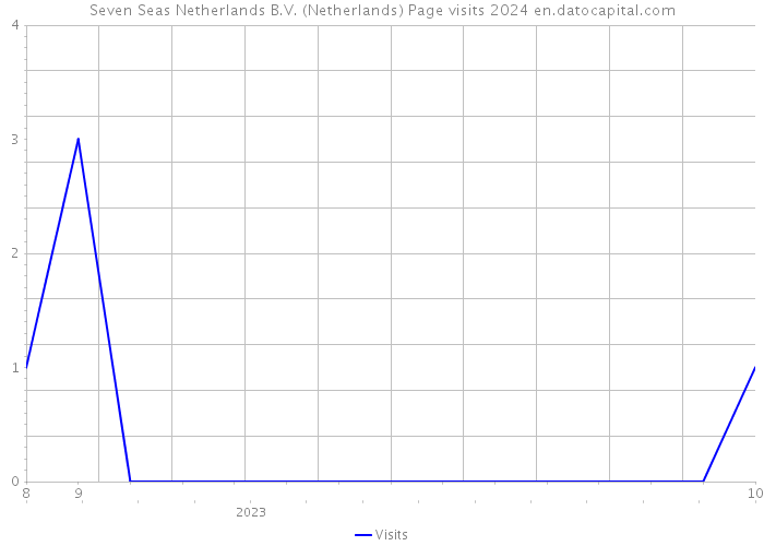 Seven Seas Netherlands B.V. (Netherlands) Page visits 2024 