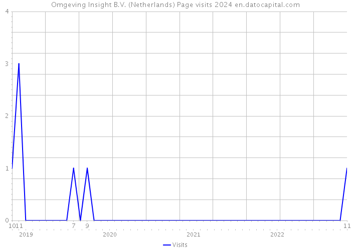 Omgeving Insight B.V. (Netherlands) Page visits 2024 