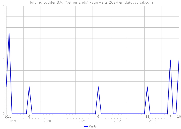 Holding Lodder B.V. (Netherlands) Page visits 2024 