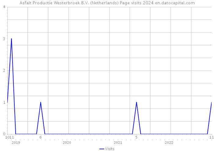 Asfalt Productie Westerbroek B.V. (Netherlands) Page visits 2024 