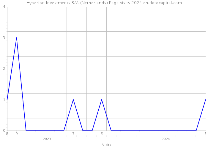 Hyperion Investments B.V. (Netherlands) Page visits 2024 
