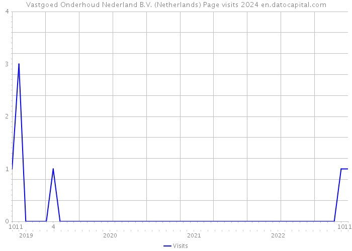 Vastgoed Onderhoud Nederland B.V. (Netherlands) Page visits 2024 