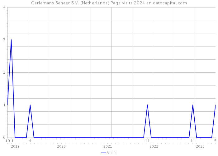 Oerlemans Beheer B.V. (Netherlands) Page visits 2024 