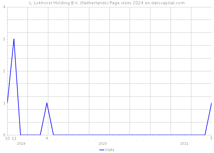 L. Lokhorst Holding B.V. (Netherlands) Page visits 2024 