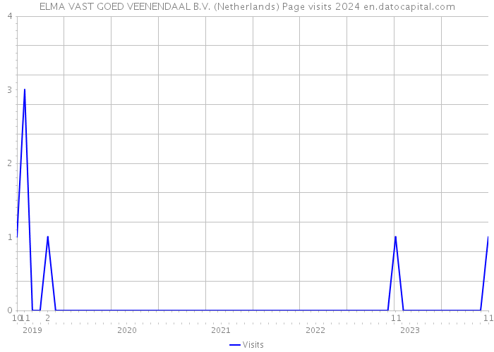 ELMA VAST GOED VEENENDAAL B.V. (Netherlands) Page visits 2024 
