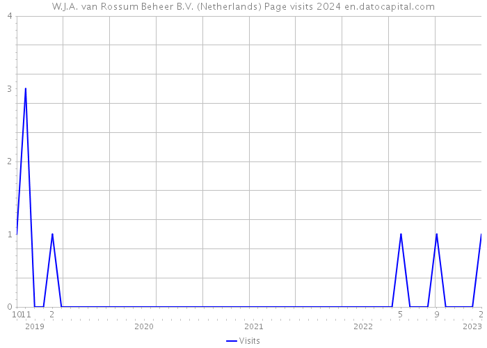 W.J.A. van Rossum Beheer B.V. (Netherlands) Page visits 2024 