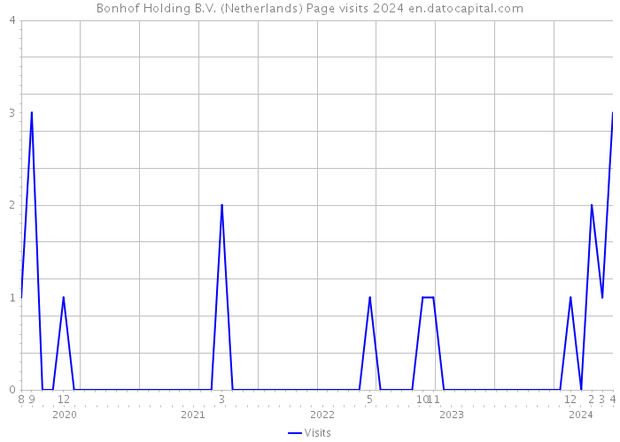 Bonhof Holding B.V. (Netherlands) Page visits 2024 