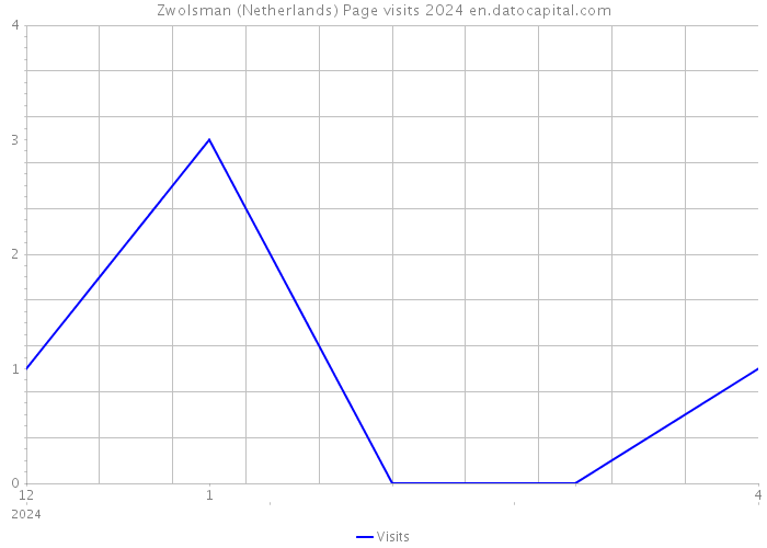 Zwolsman (Netherlands) Page visits 2024 