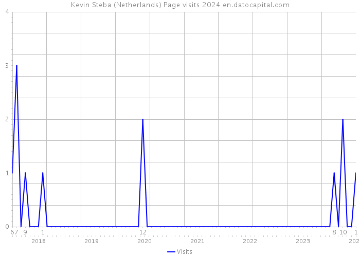Kevin Steba (Netherlands) Page visits 2024 