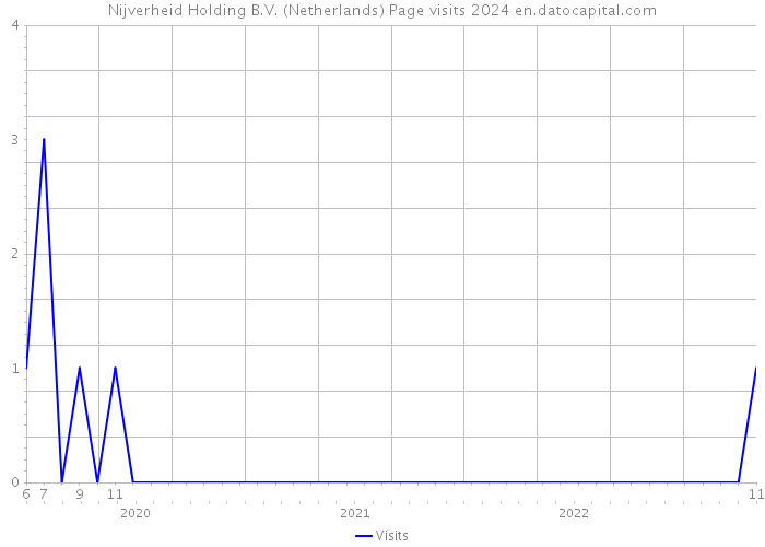 Nijverheid Holding B.V. (Netherlands) Page visits 2024 