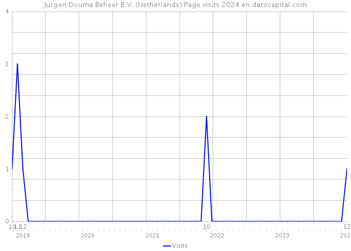 Jurgen Douma Beheer B.V. (Netherlands) Page visits 2024 