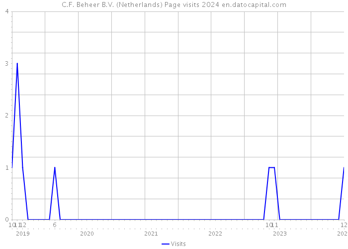 C.F. Beheer B.V. (Netherlands) Page visits 2024 