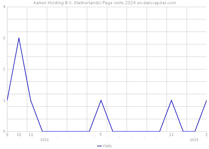 Aalten Holding B.V. (Netherlands) Page visits 2024 