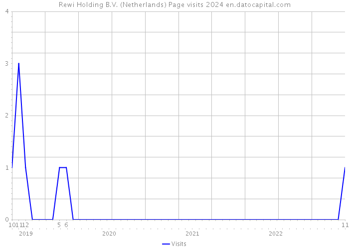 Rewi Holding B.V. (Netherlands) Page visits 2024 