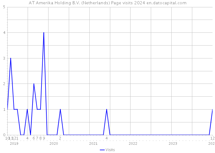 AT Amerika Holding B.V. (Netherlands) Page visits 2024 