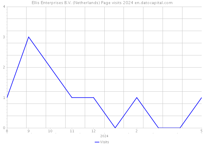 Ellis Enterprises B.V. (Netherlands) Page visits 2024 