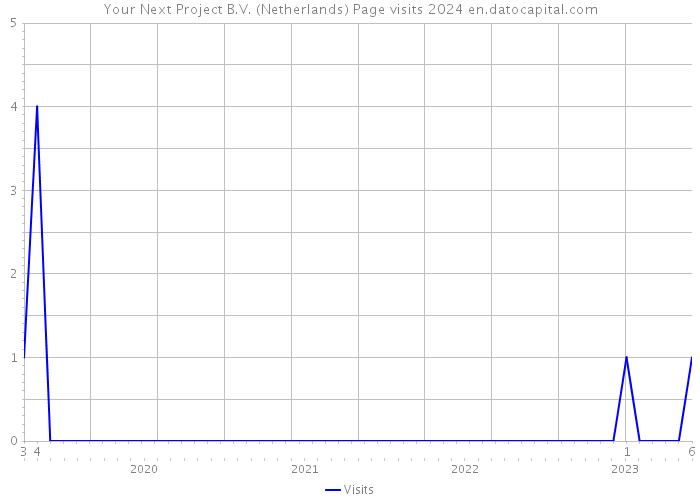 Your Next Project B.V. (Netherlands) Page visits 2024 