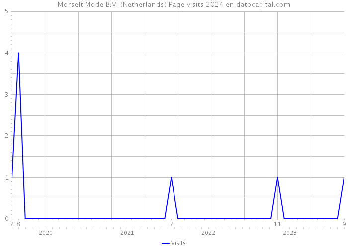 Morselt Mode B.V. (Netherlands) Page visits 2024 