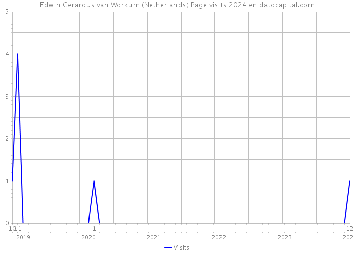 Edwin Gerardus van Workum (Netherlands) Page visits 2024 