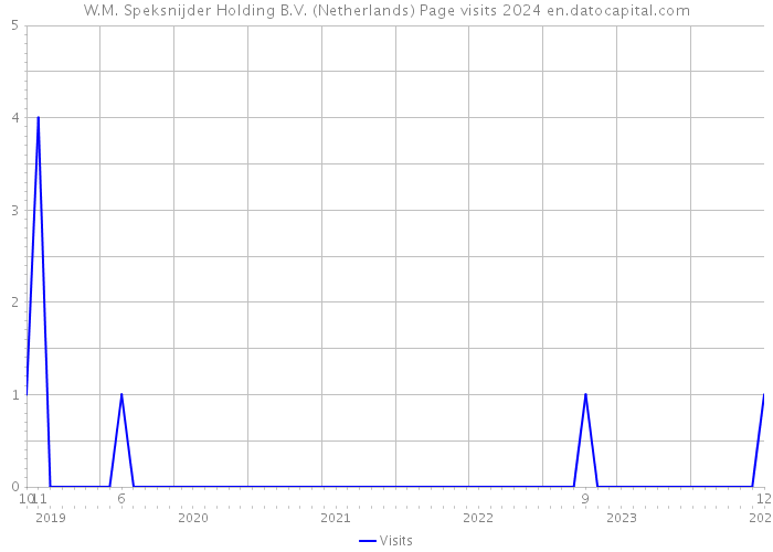 W.M. Speksnijder Holding B.V. (Netherlands) Page visits 2024 