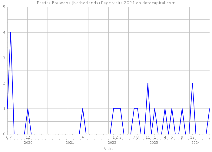 Patrick Bouwens (Netherlands) Page visits 2024 