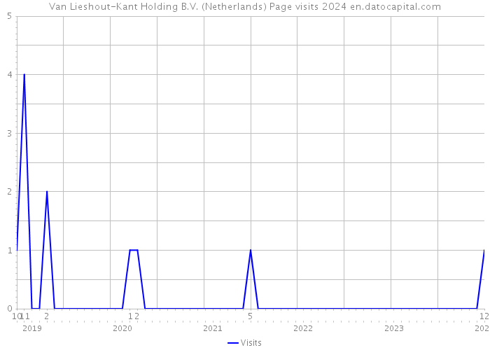 Van Lieshout-Kant Holding B.V. (Netherlands) Page visits 2024 
