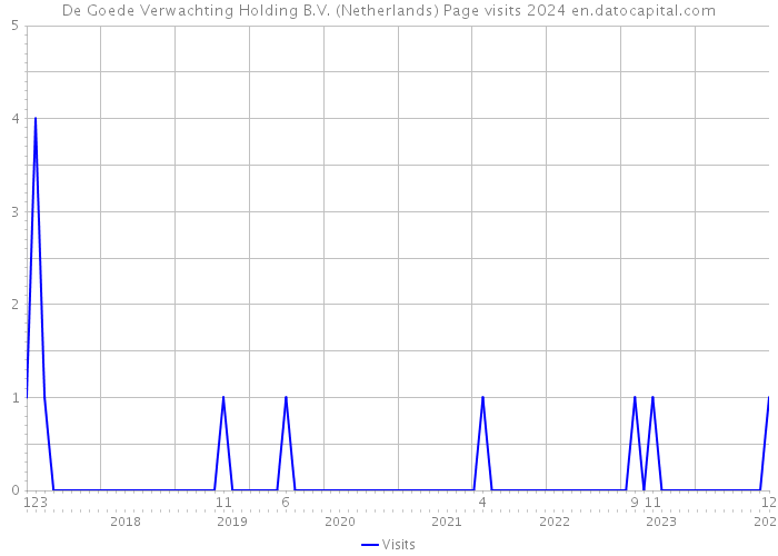 De Goede Verwachting Holding B.V. (Netherlands) Page visits 2024 