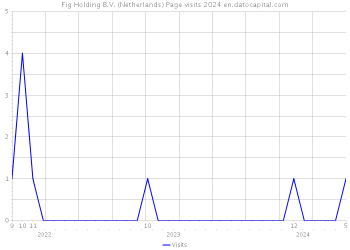 Fig Holding B.V. (Netherlands) Page visits 2024 