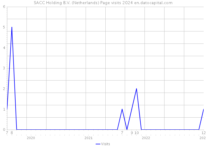 SACC Holding B.V. (Netherlands) Page visits 2024 