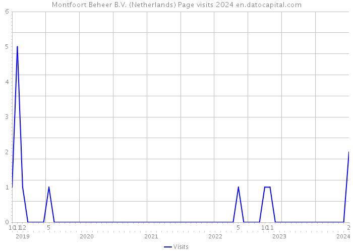 Montfoort Beheer B.V. (Netherlands) Page visits 2024 