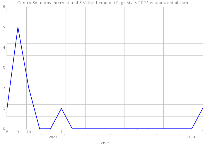 ControlSolutions International B.V. (Netherlands) Page visits 2024 