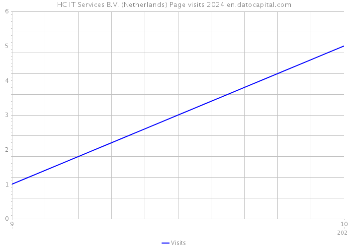 HC IT Services B.V. (Netherlands) Page visits 2024 