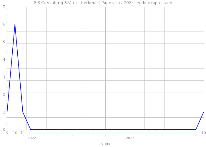 IRIS Consulting B.V. (Netherlands) Page visits 2024 