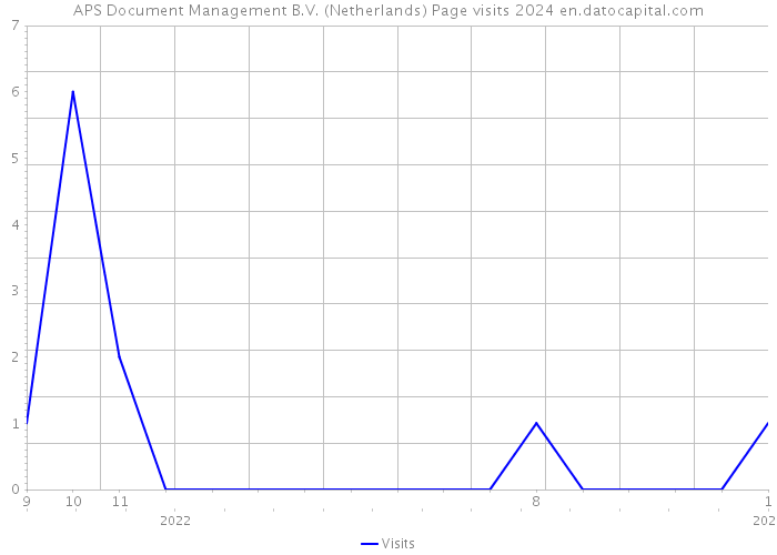 APS Document Management B.V. (Netherlands) Page visits 2024 